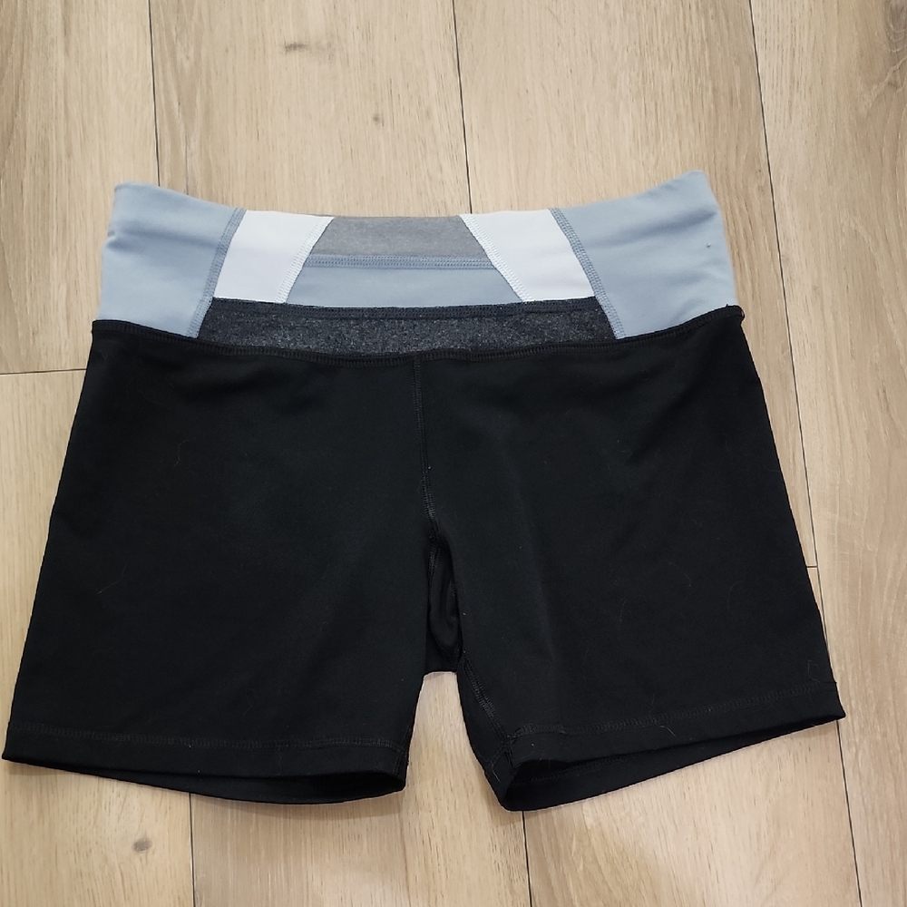 Calvin Klein Black and Gray Bike Shorts